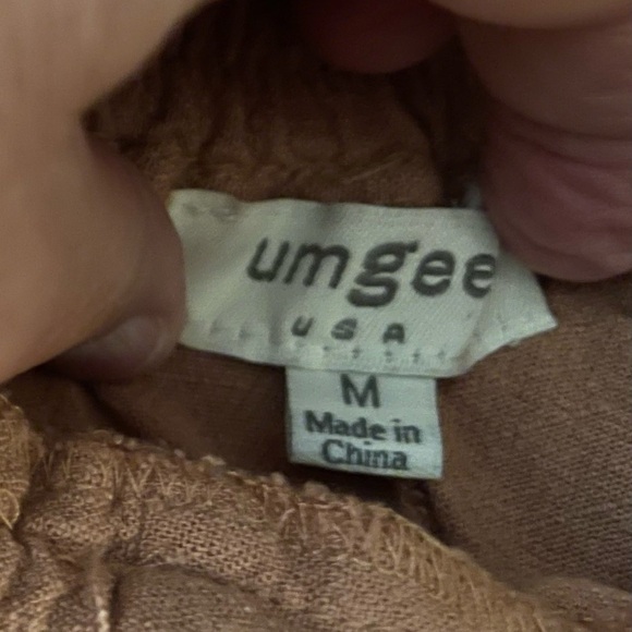 Umgee‎ + Linen women’s Blend Pull On Shorts Size M Elastic Waist , Frayed hem. - Picture 8 of 9